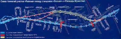 красным отметил забутовки