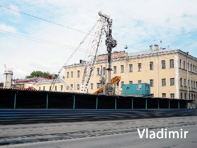 Вид со стороны Звенигородской улицы.