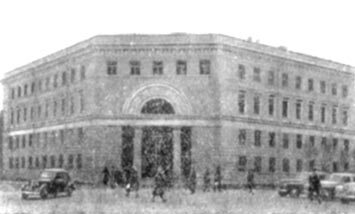 Оригинальный вид наземного вестибюля ст. м. &quot;Владимирская&quot;, фото 1955 г.