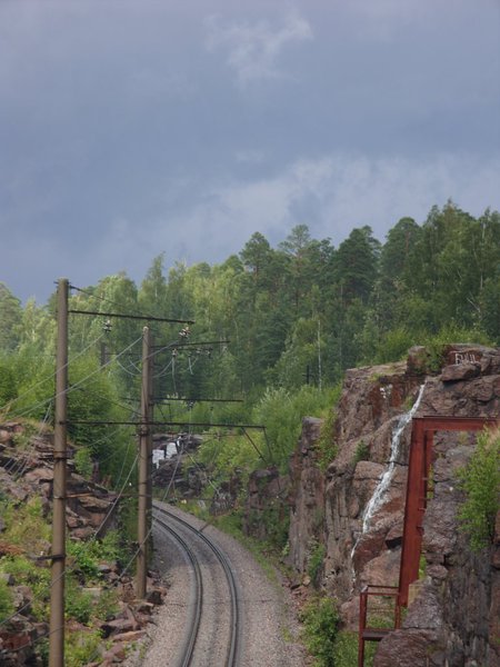 Перегон Выборг-пас. - Пригородная (около Гвардейского канала). Финляндский ход ОЖД