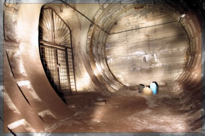 Забой в конце тоннеля (слева сбойка с тоннелем 4 линии)