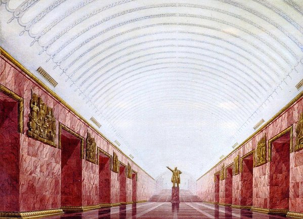 Vosstaniya.jpg (215.55 КБ) 18220 просмотров Станция «Площадь Восстания», авторы проекта В.В. Ганкевич, Б.Н. Журавлев