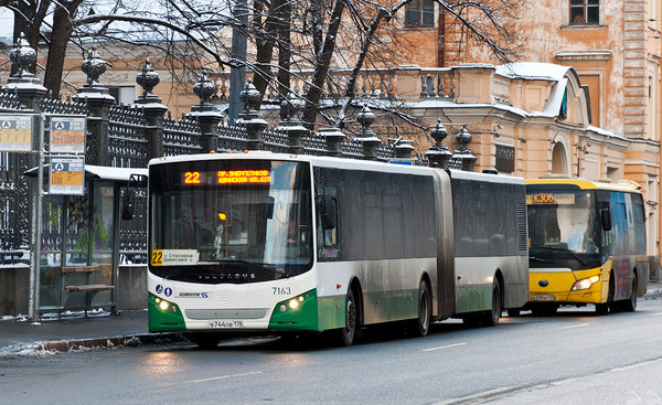 Volgabus-6271 №7163.jpg (1 МБ) 4373 просмотра Volgabus-6271 №7163, Конногвардейский бульвар