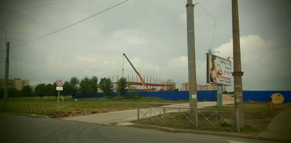 Вид со стороны перекрёстка Бухарестская/Я.Гашека