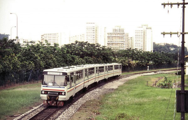 Малайзия, 21 марта 1989 года. Пятивагонный дизель-поезд. Railasia