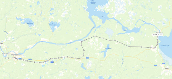 railway.PNG (435.64 КБ) 7317 просмотров Примерная трассировка железной дороги к Онежскому озеру