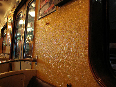 Линкруст метровагонов завода имени Егорова